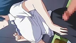 Pussy lustrous Anime tutor doll ravelled regarding upskirt